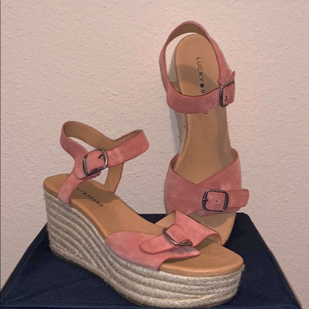 Pink Lucky Brand Wedges